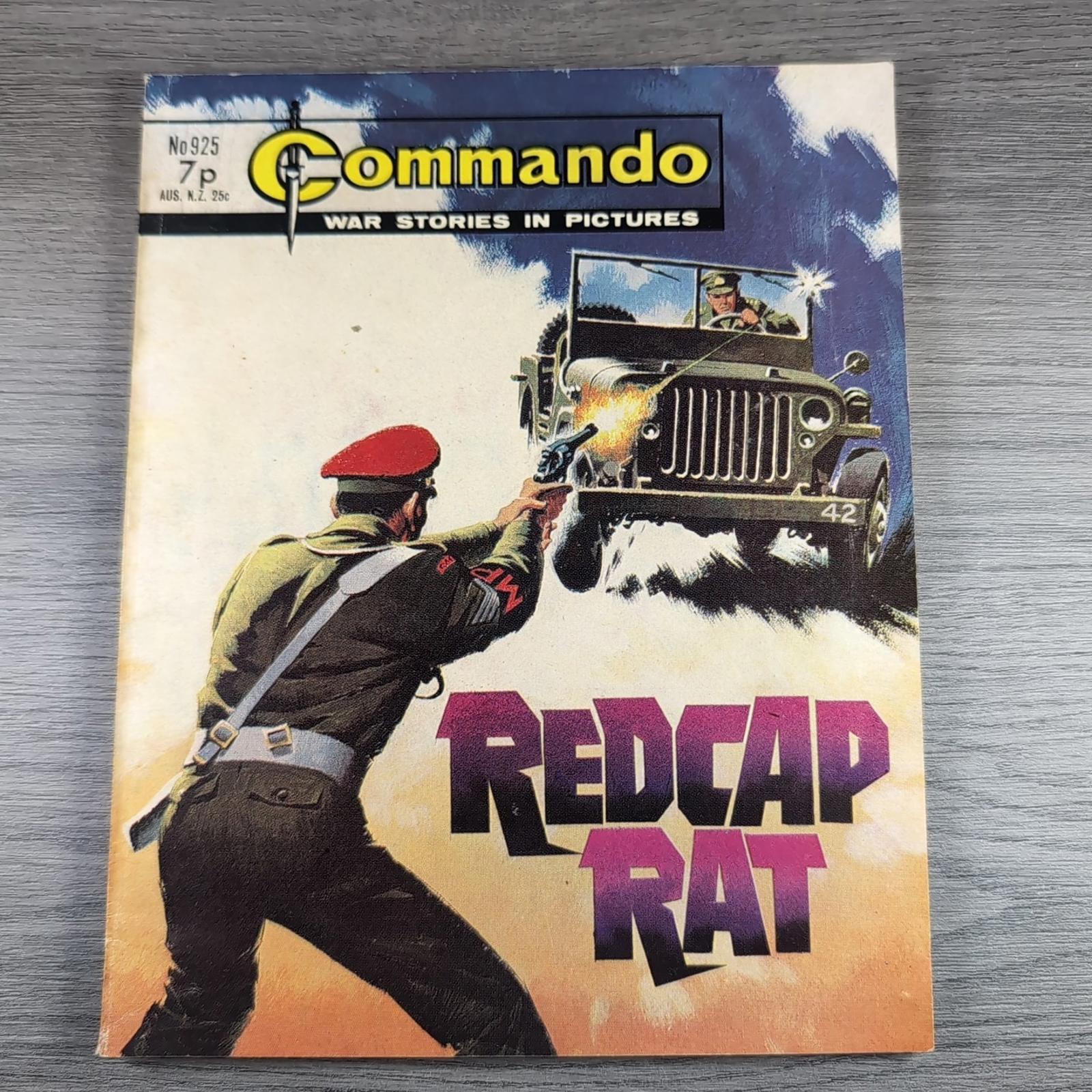Commando Comic Issue Number 925 Redcap Rat