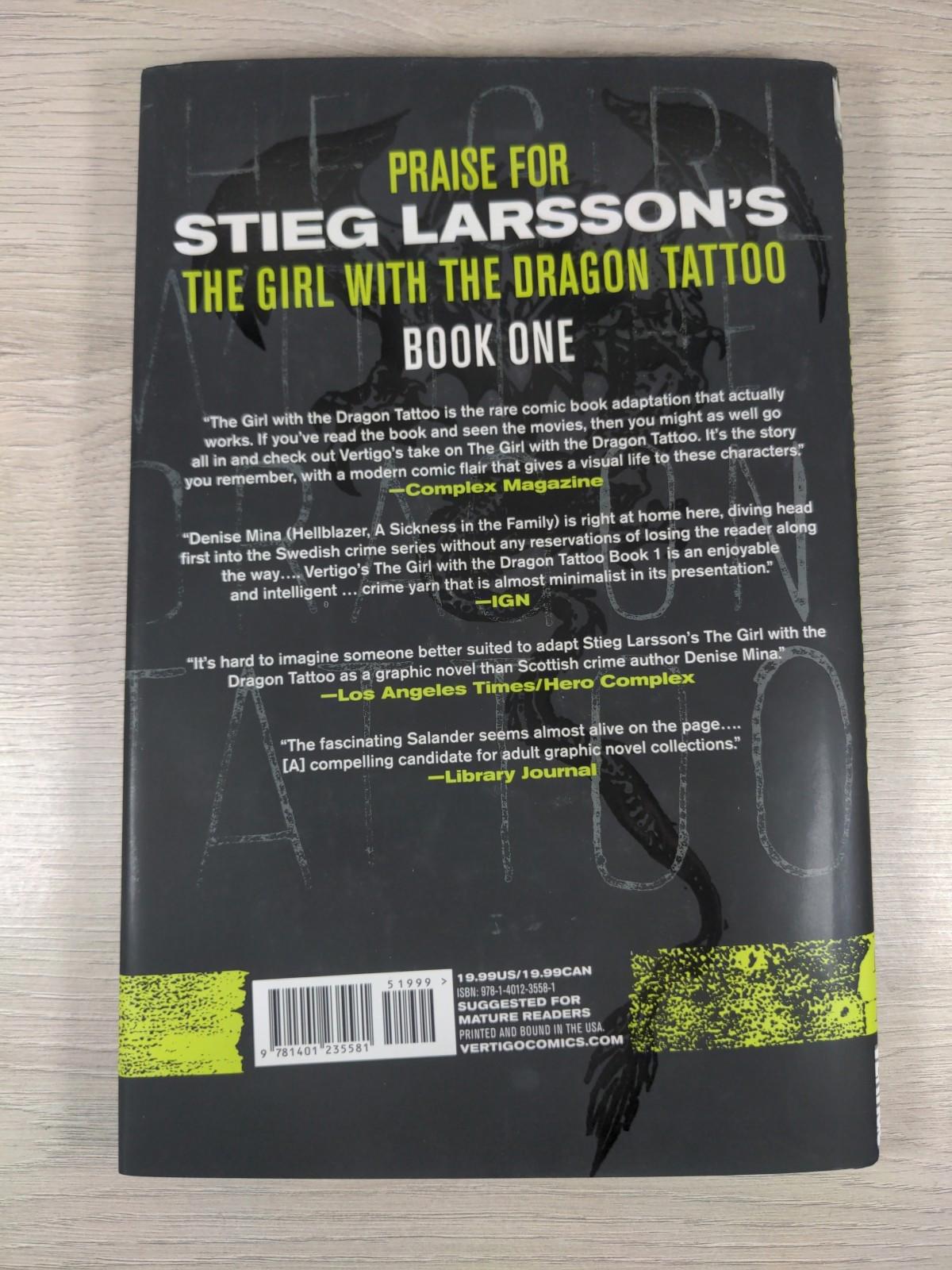 The Girl With The Dragon Tattoo Book 2  Hardcover 2013 Vertigo Graphic Novel