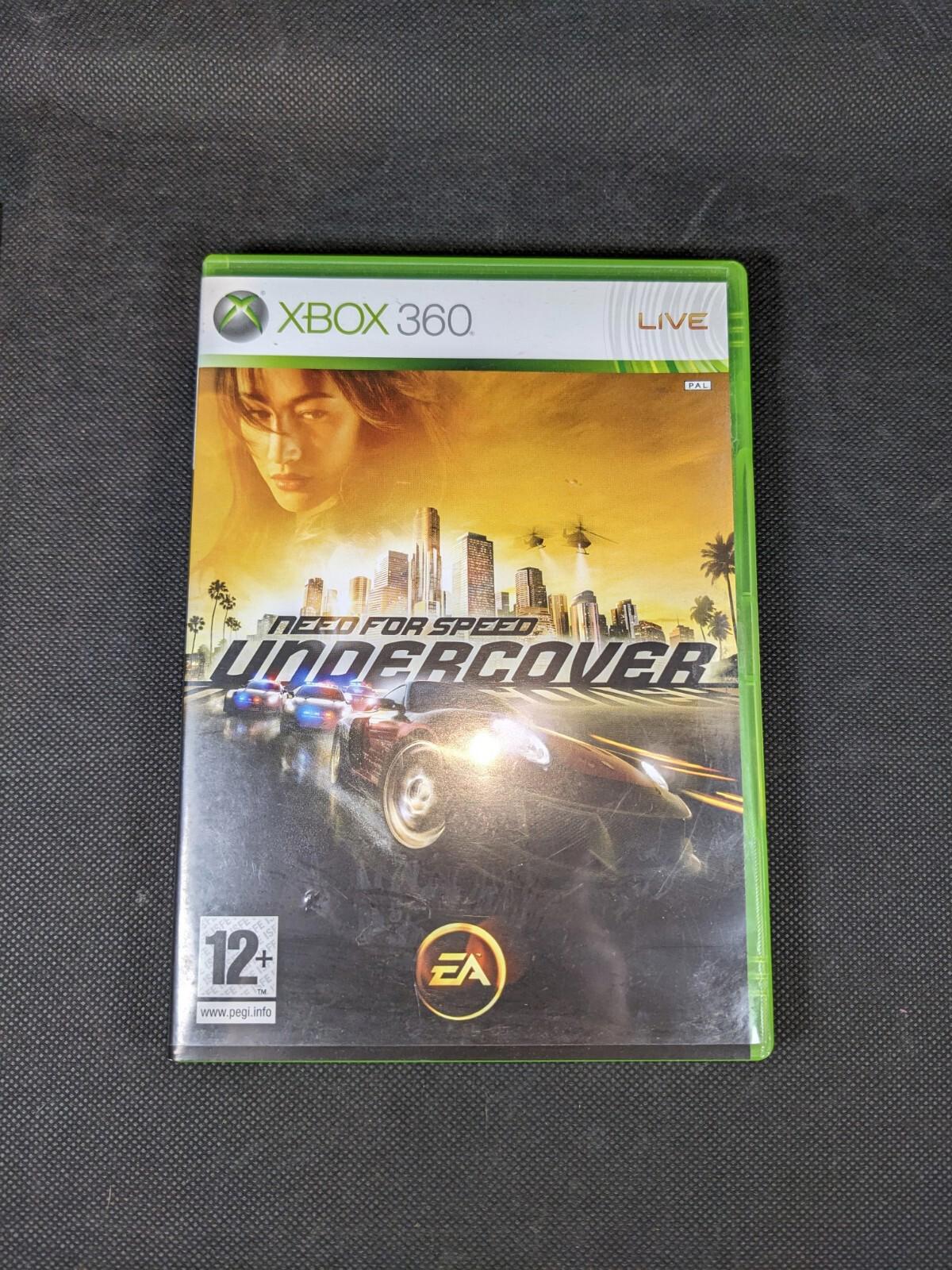 Need For Speed Undercover Xbox 360 Game & Manual