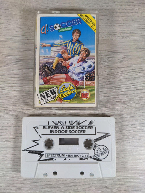 4 Soccer Simulators ZX Spectrum 48K 128K Video Game Cassette Tested & Working