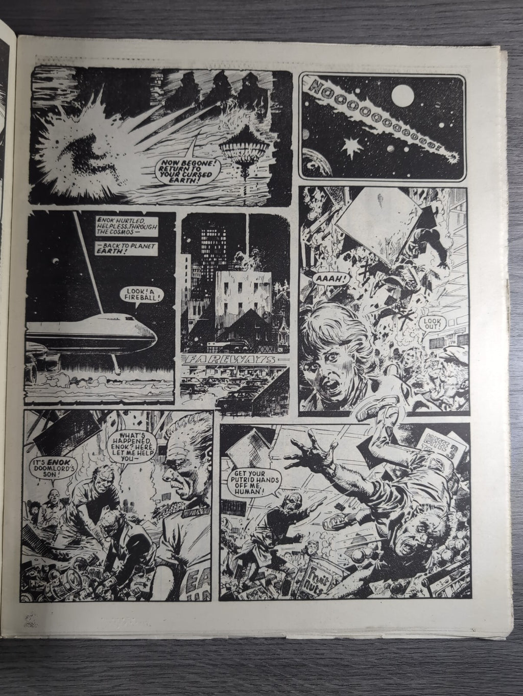 Eagle Comic Issue No. 228 2nd August 1986 Vintage Retro UK Comic