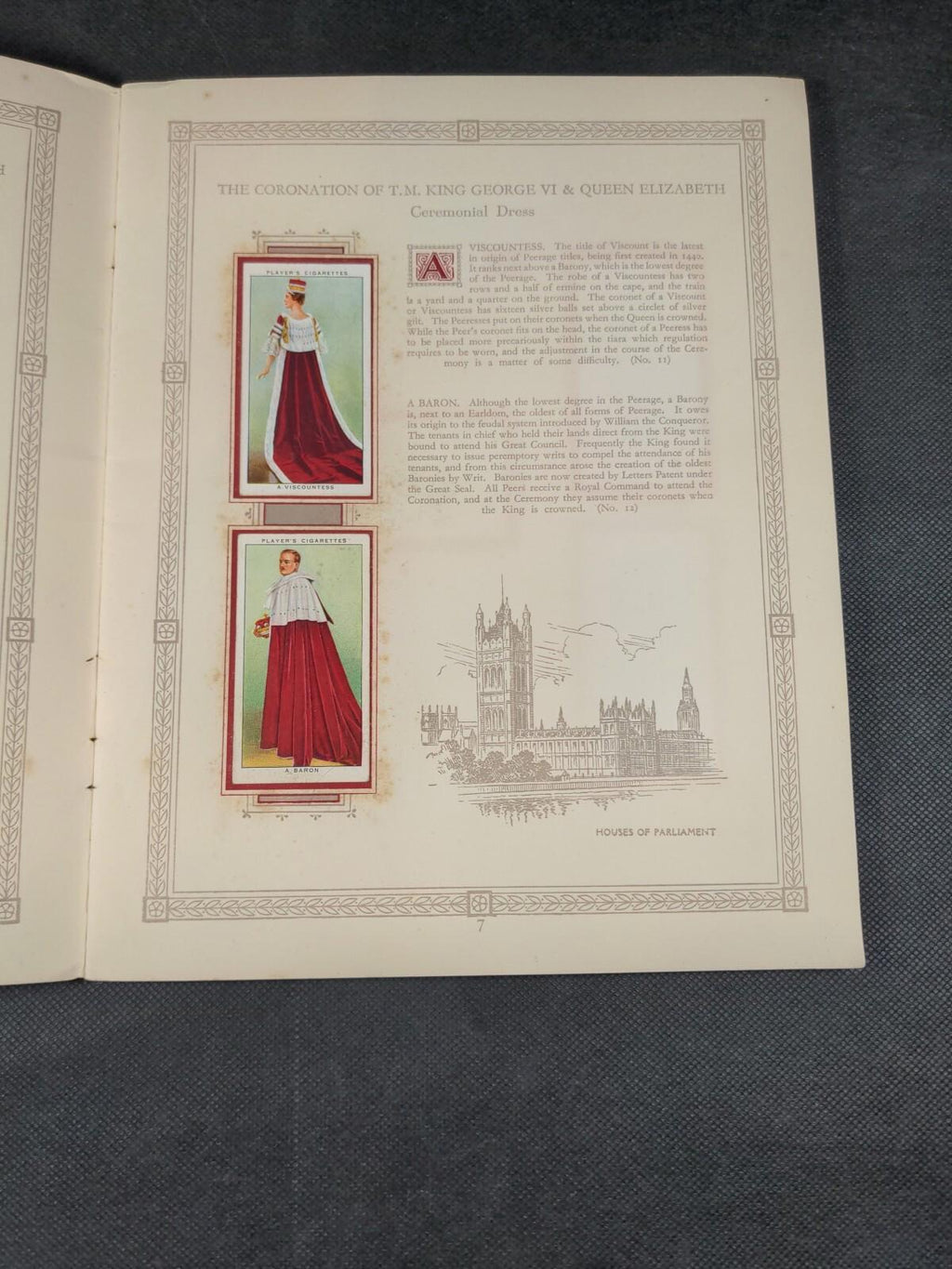 The Coronation Of HM King George VI John Player & Sons Full Set Cigarette Cards