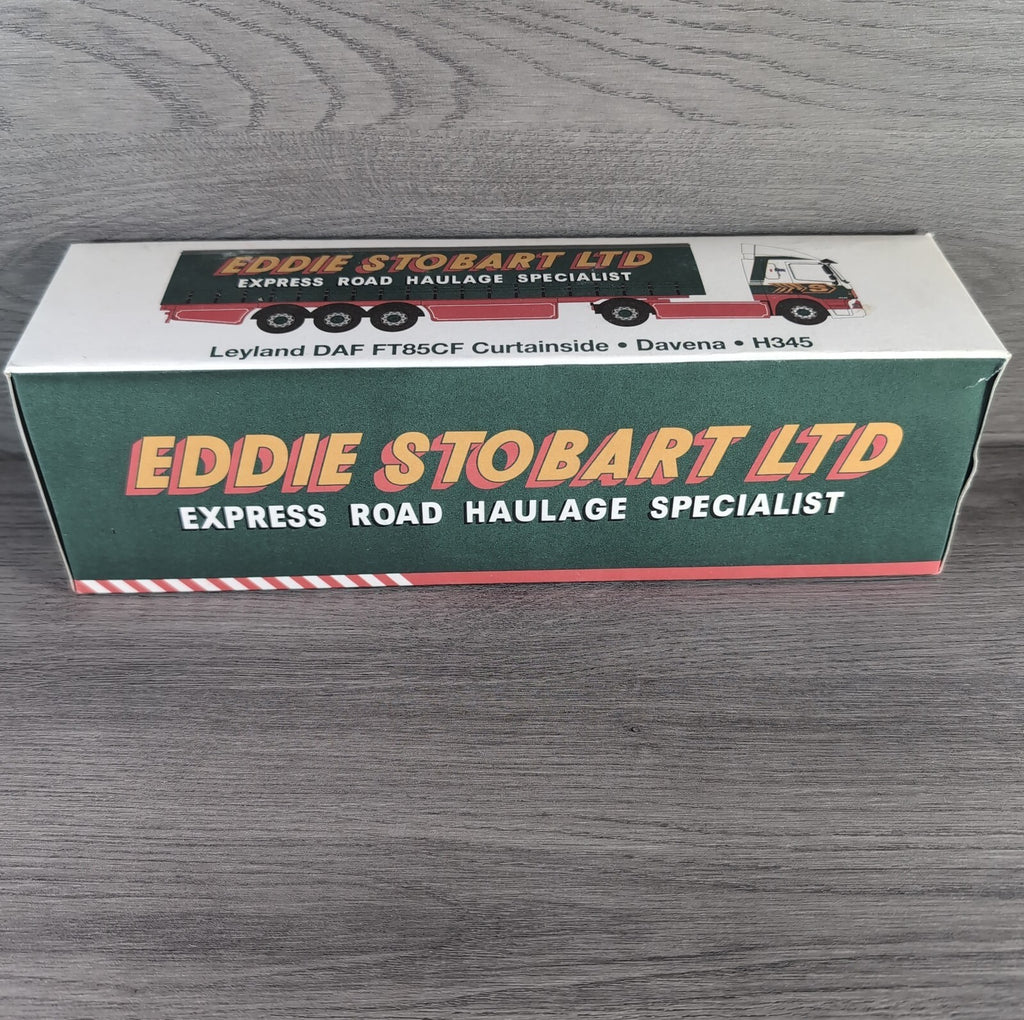 Atlas Editions Eddie Stobart Leyland DAF FT85CF Curtainside Davena H345 1:76