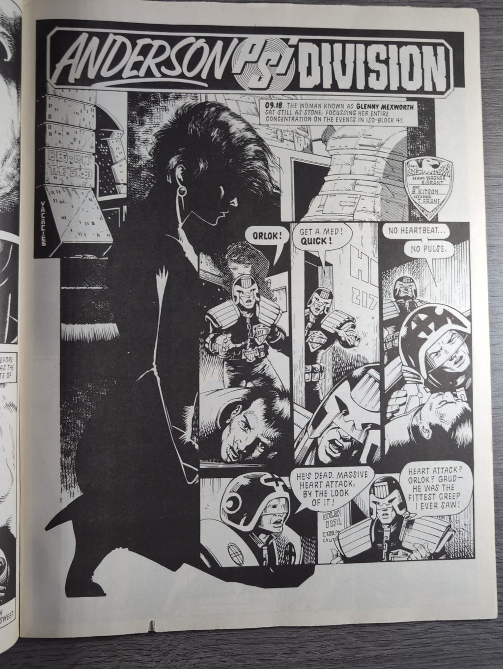 2000AD Prog 527 Featuring Judge Dread Comic 20th June 1987 Vintage Retro Comic