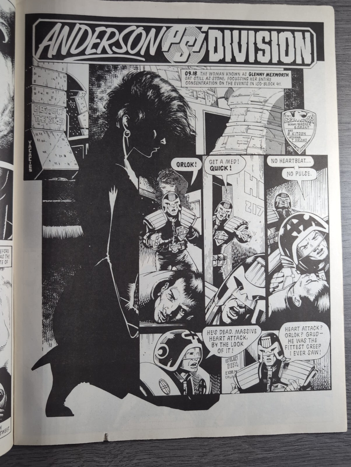 2000AD Prog 527 Featuring Judge Dread Comic 20th June 1987 Vintage Retro Comic