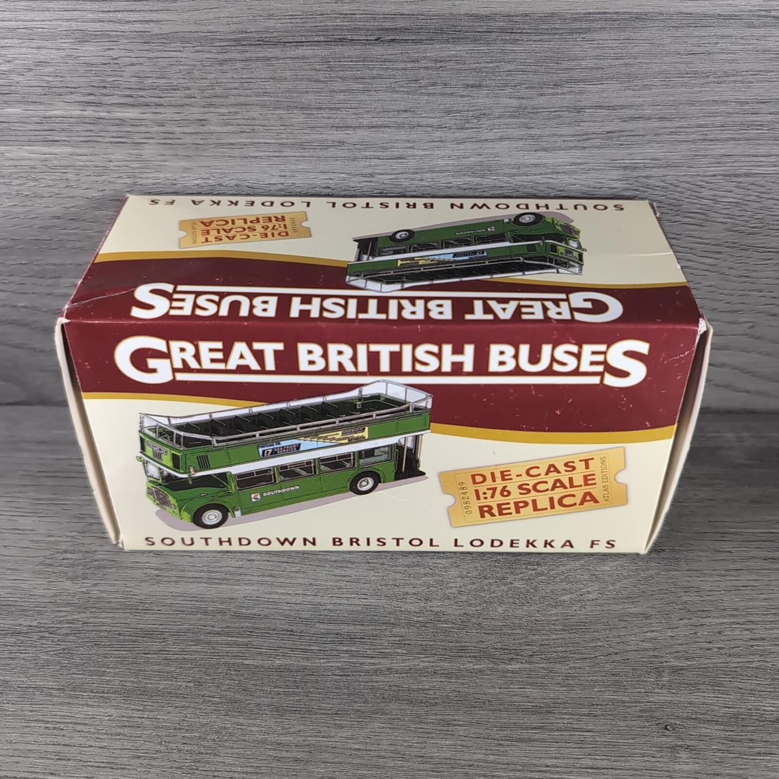 Great British Buses Southdown Bristol Lodekka FS 1:76 Scale Atlas Diecast Model