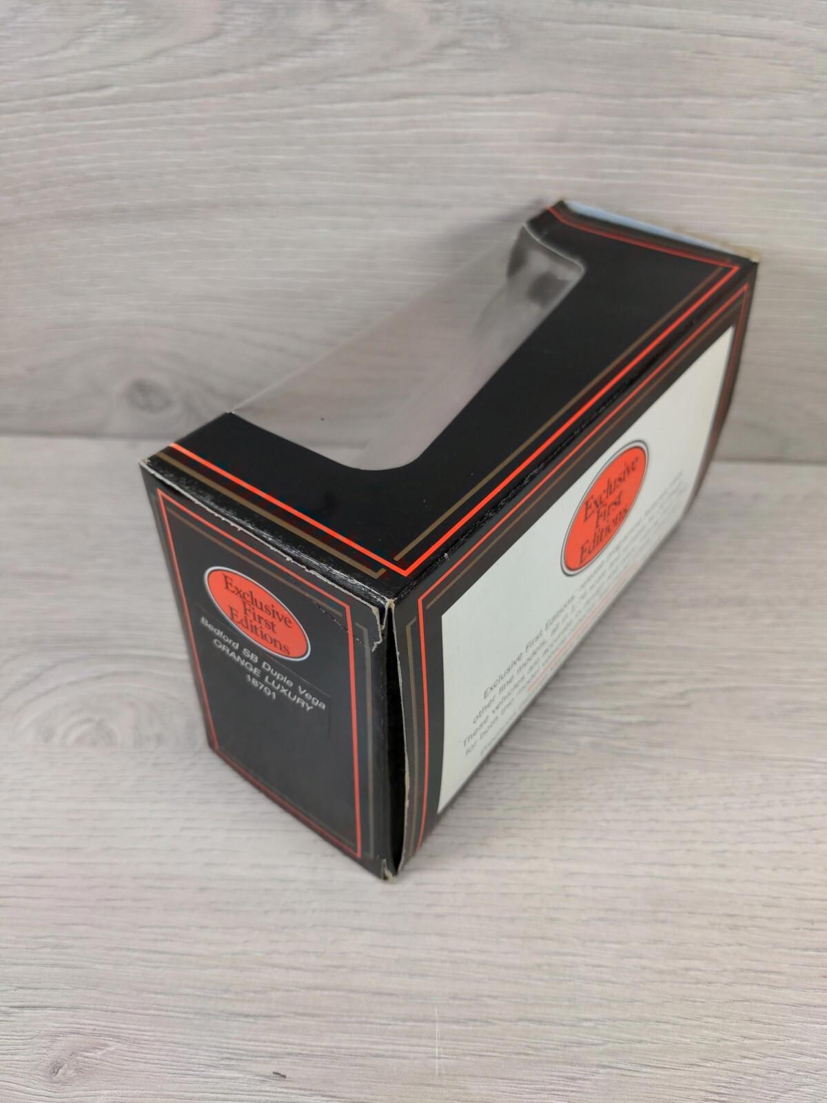 Exclusive First Editions Bedford SB Duple Vega Orange Luxury Coach 1:76 Scale - Retrorama UK