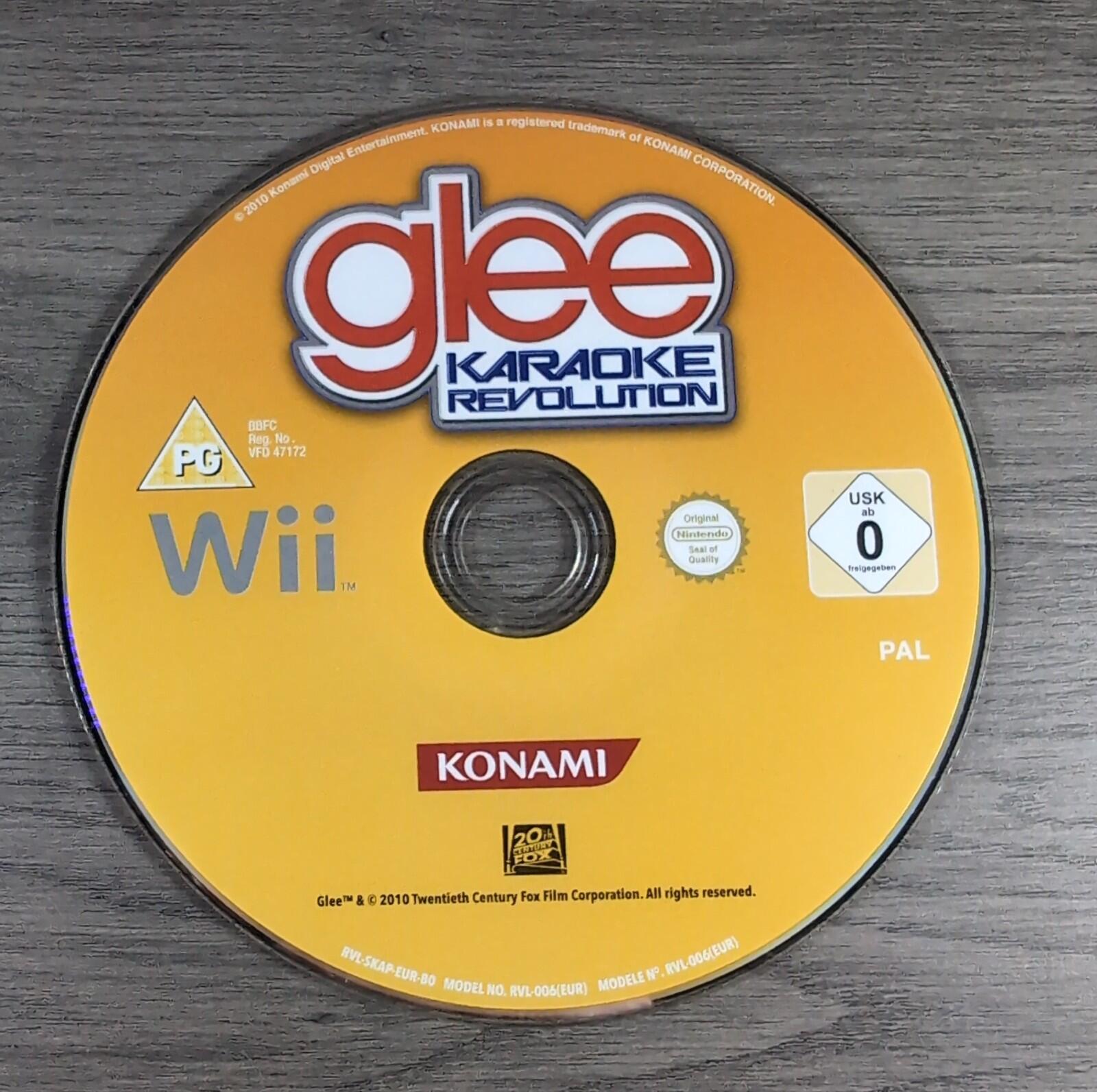 Nintendo Wii Logitech Microphones x 2 With Glee Karaoke & U-Sing Games