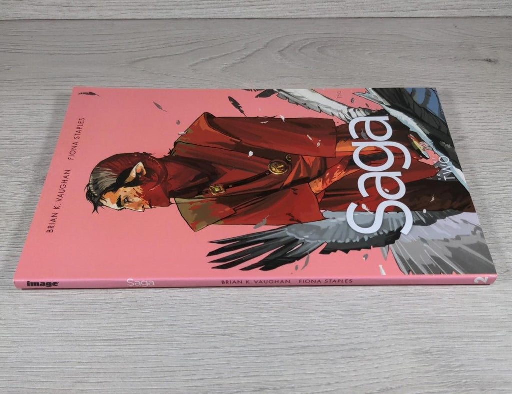 Saga Volume 2 by Brian K Vaughan Paperback 2013 Image Graphic Novel - Retrorama UK