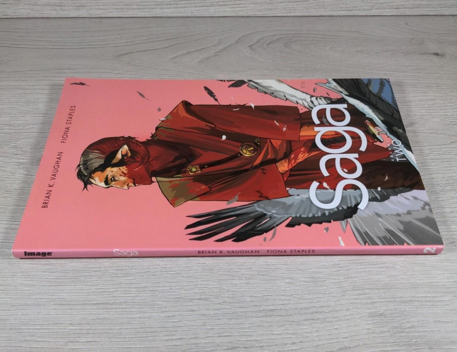 Saga Volume 2 by Brian K Vaughan Paperback 2013 Image Graphic Novel - Retrorama UK