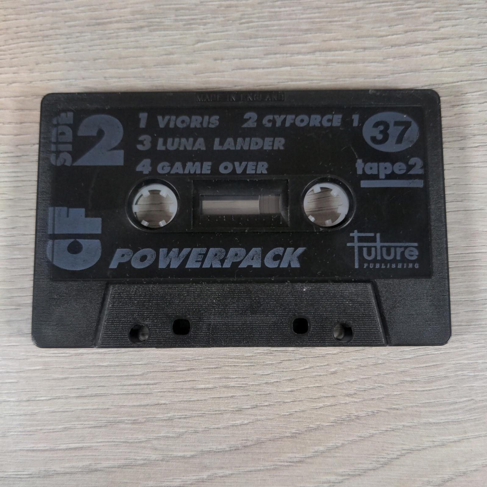 Power Pack 2 Tape 37 Vioris Commodore 64 C64 Game Cassette Tested & Working