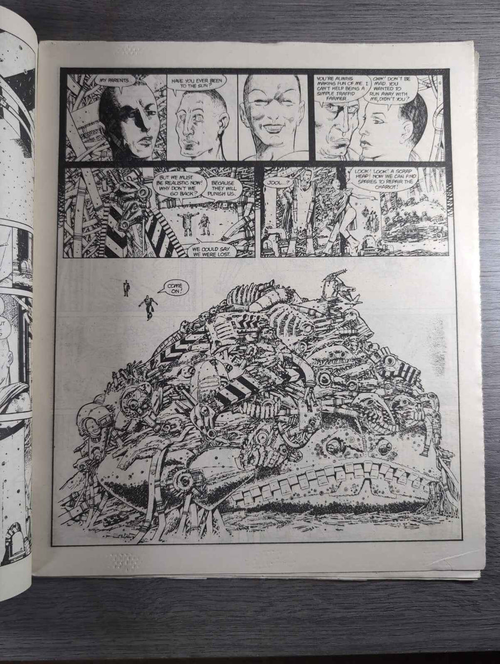 2000AD Prog 484 Featuring Judge Dread Comic Date 23rd Aug 1986 Retro Comics