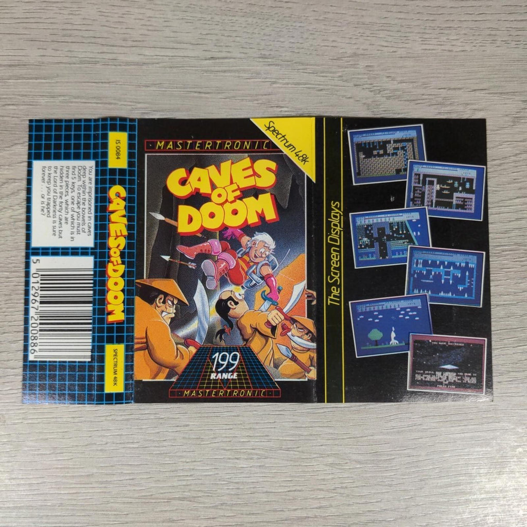Caves Of Doom ZX Spectrum 48K Video Game Cassette Tested & Working
