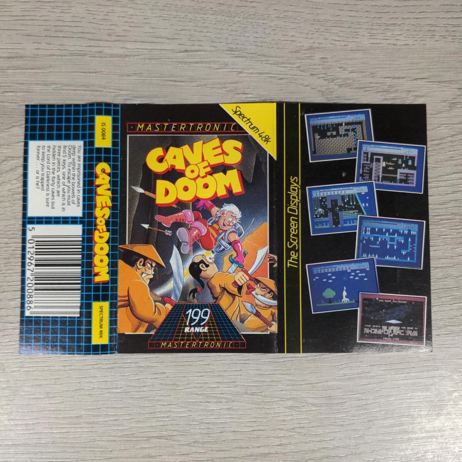 Caves Of Doom ZX Spectrum 48K Video Game Cassette Tested & Working