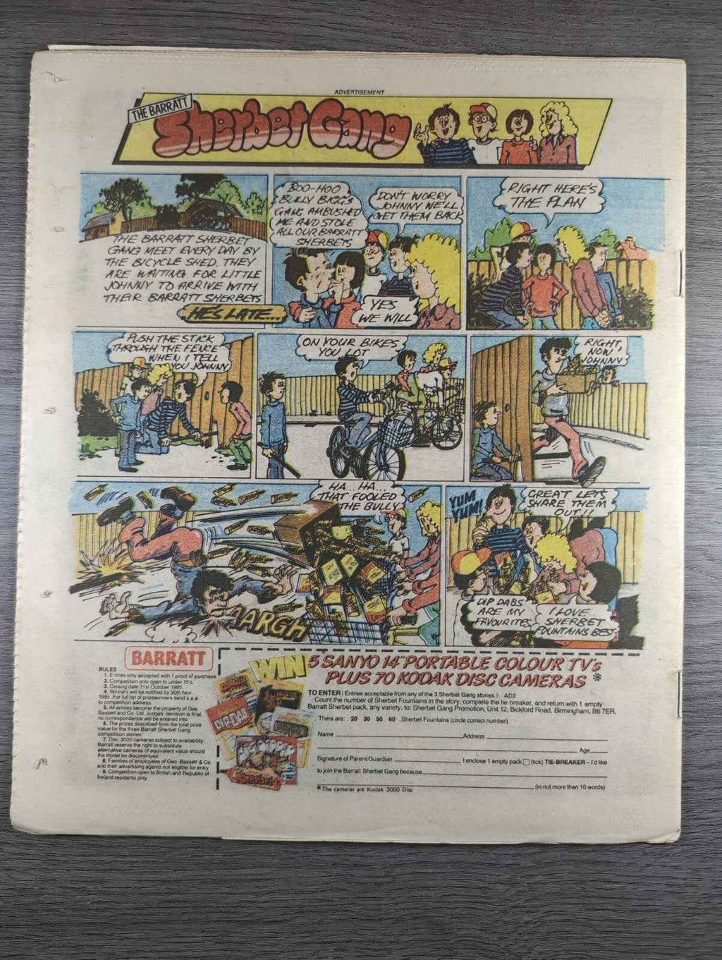 2000AD Prog 433 Featuring Judge Dread Comic 31st Aug 1985 Vintage Retro Comic