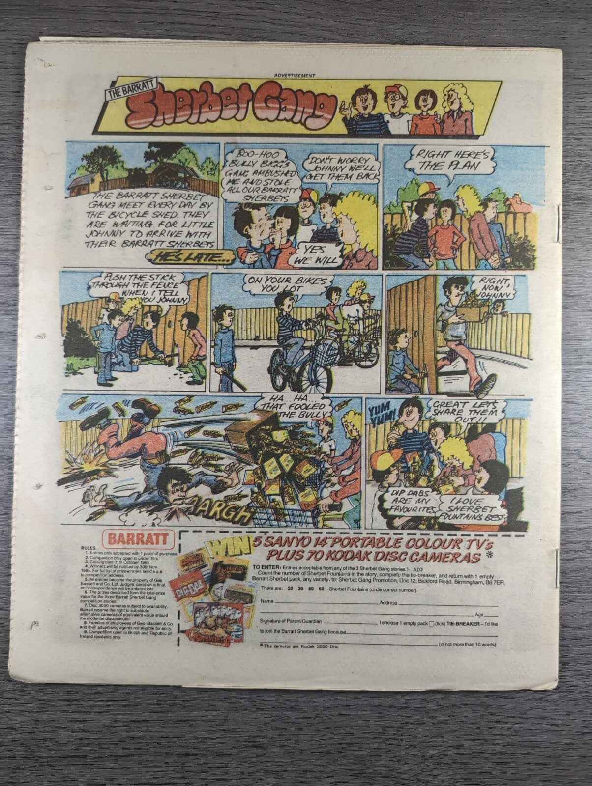 2000AD Prog 433 Featuring Judge Dread Comic 31st Aug 1985 Vintage Retro Comic