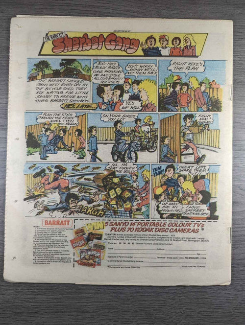 2000AD Prog 433 Featuring Judge Dread Comic 31st Aug 1985 Vintage Retro Comic