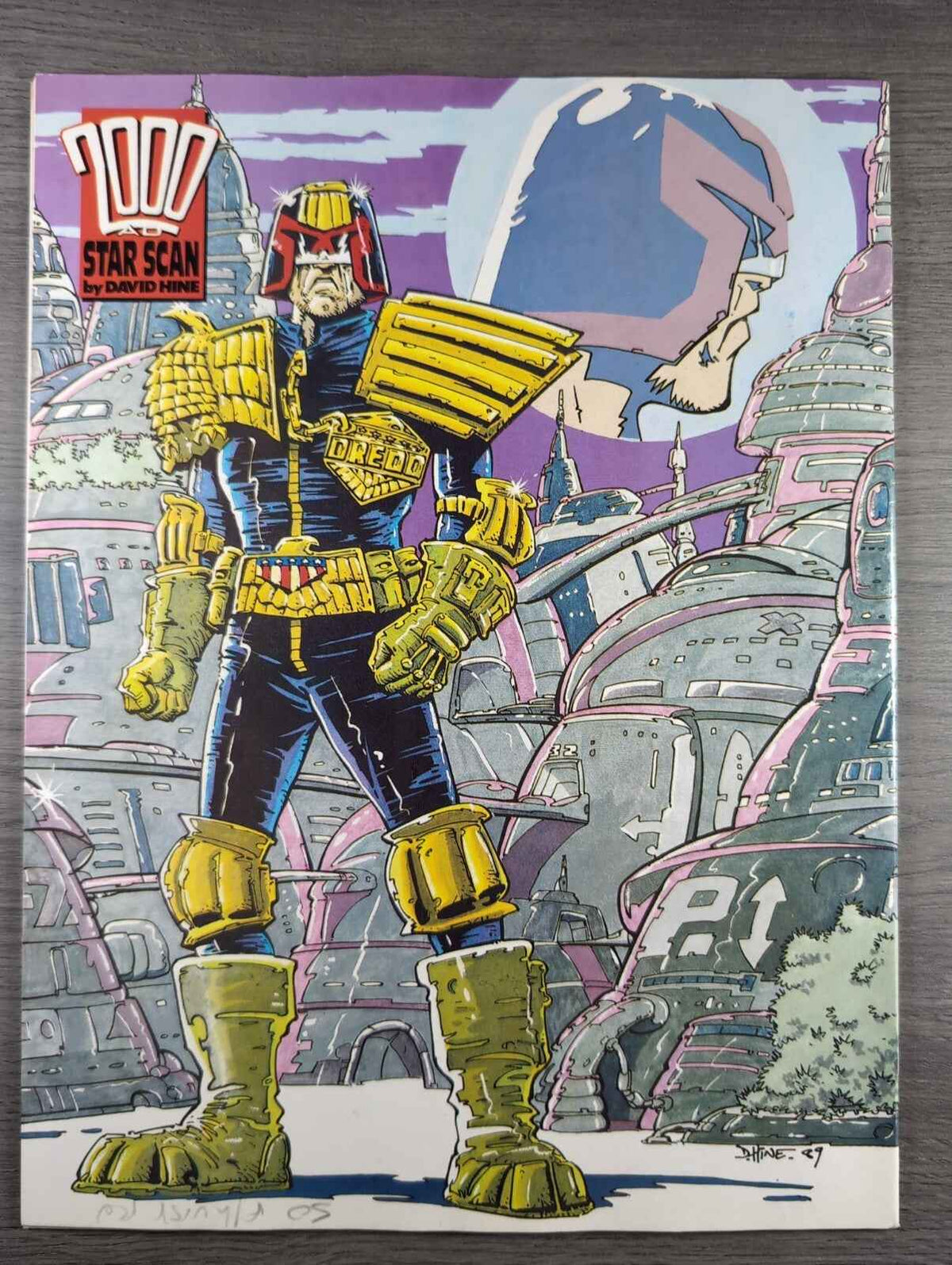 2000AD Prog 651 Featuring Judge Dredd Comic 4th Nov 1989 Vintage Retro Comic