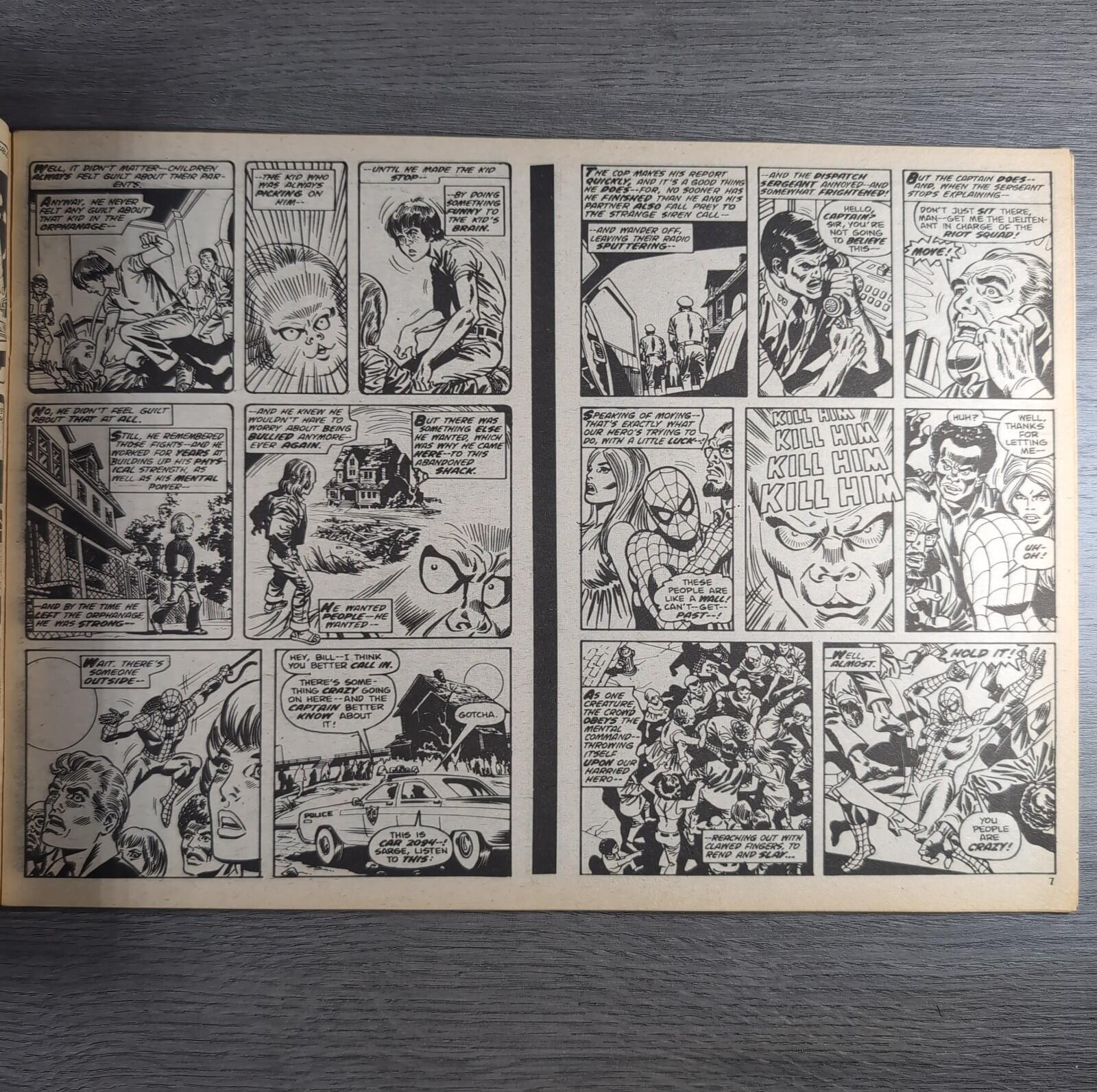 Super Spider-Man With The Super Heroes No. 187 Marvel Comics 8th September 1976