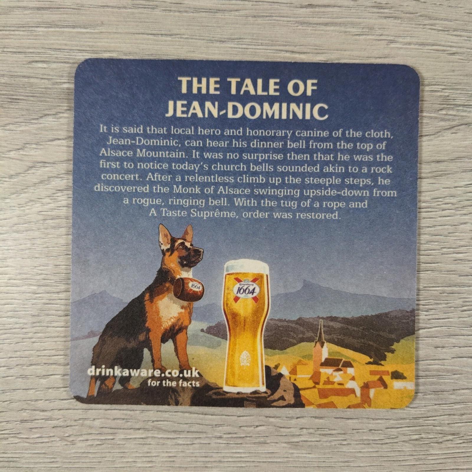 Kronenbourg 3 x Vintage Beer Mats Pub Bar Coaster Breweriana - Retrorama UK