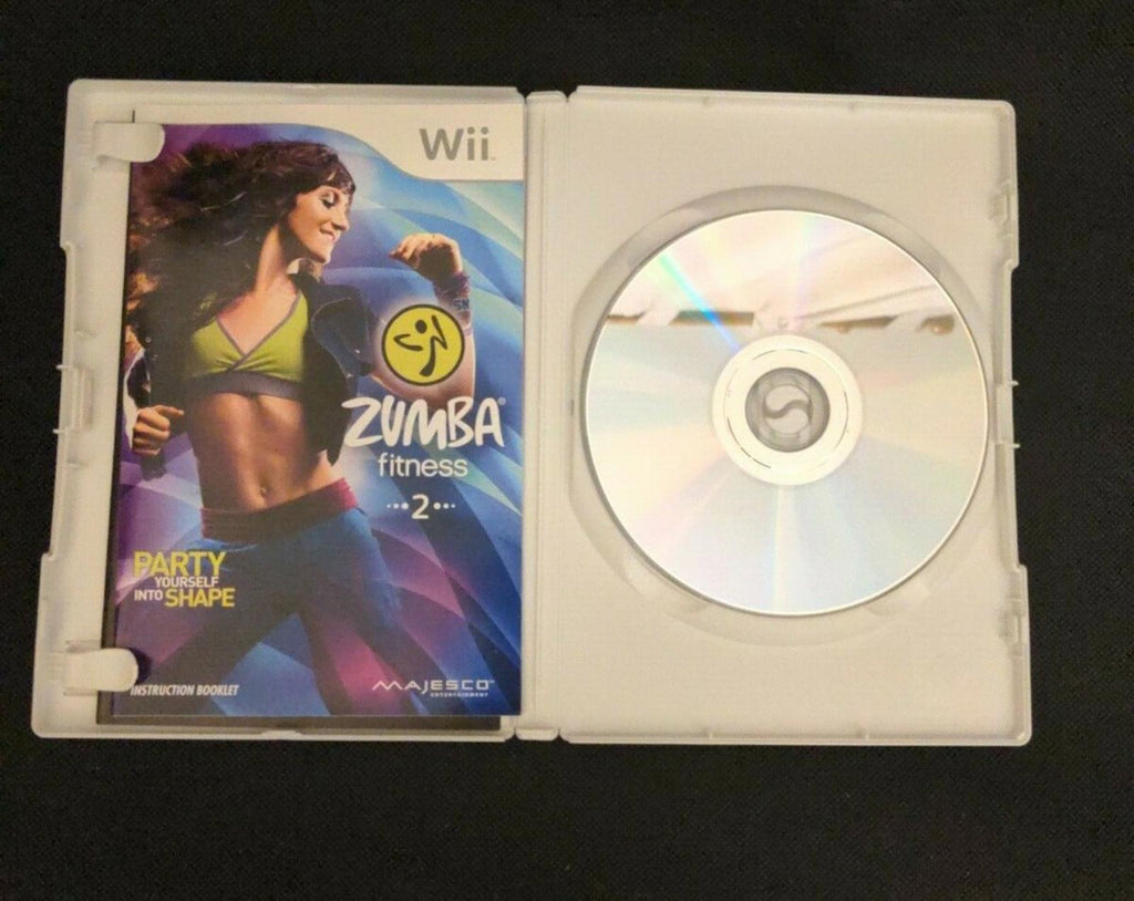 Zumba Fitness 2 Nintendo Wii Game Very Good Condition