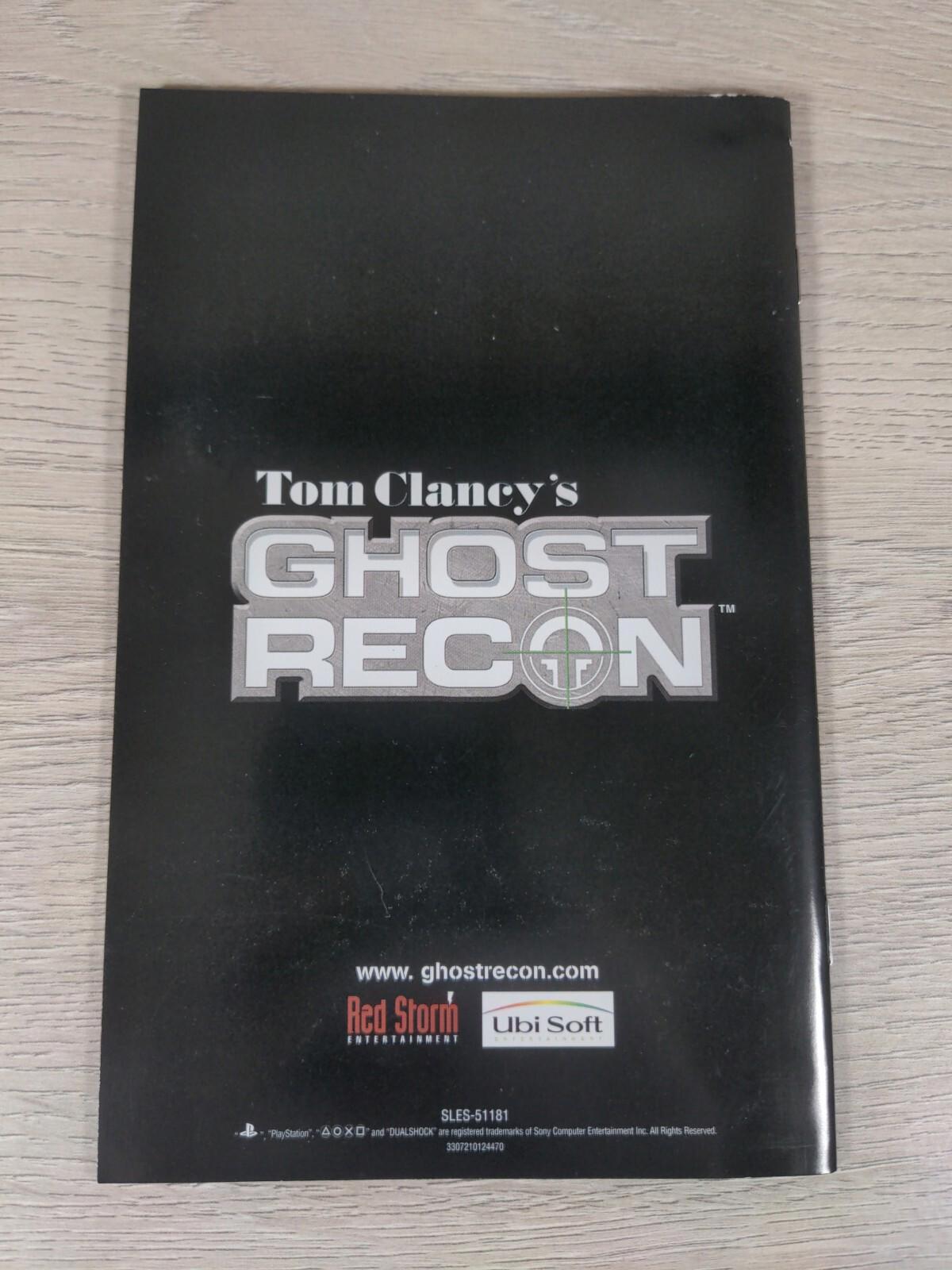 Tom Clancys Ghost Recon Playstation 2 PS2 Game & Manual