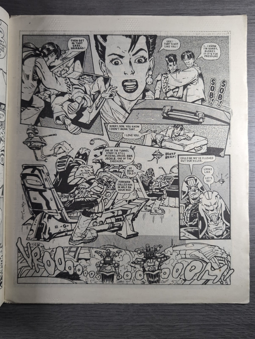2000AD Prog 487 Featuring Judge Dread Comic Date 13th Sept 1986 Retro Comic