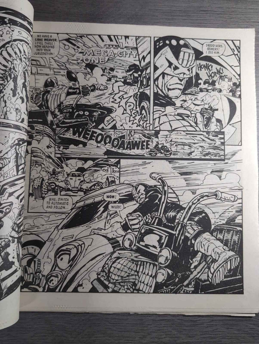 2000AD Prog 485 Featuring Judge Dread Comic Date 30th Aug 1986 Retro Comics