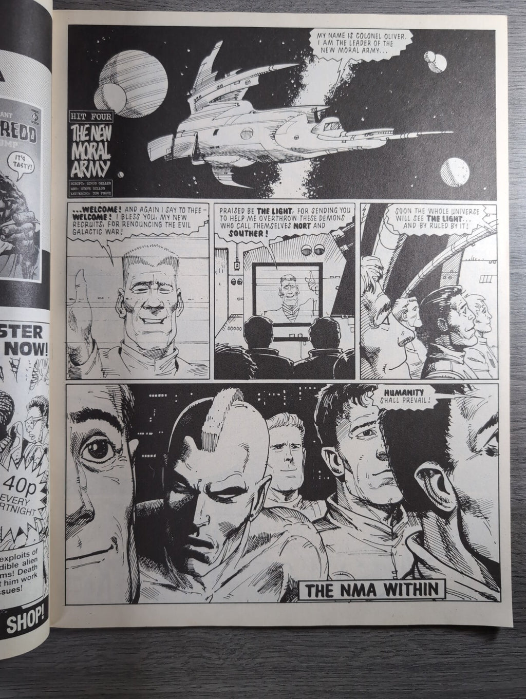 2000AD Prog 600 Featuring Judge Dread Comic 12th Nov 1988 Vintage Retro Comic