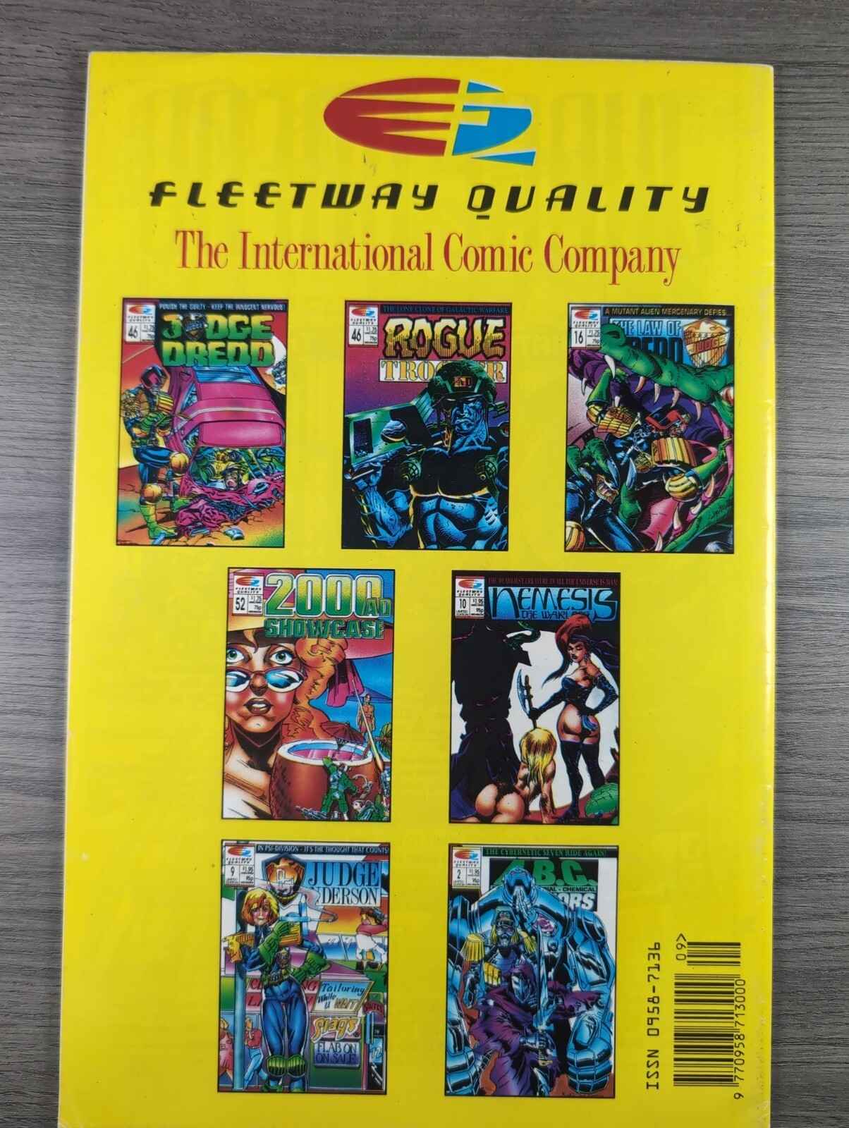 Judge Anderson PSI Issue No 9 Limited Edition Fleetway Comics Vintag Retro Comic