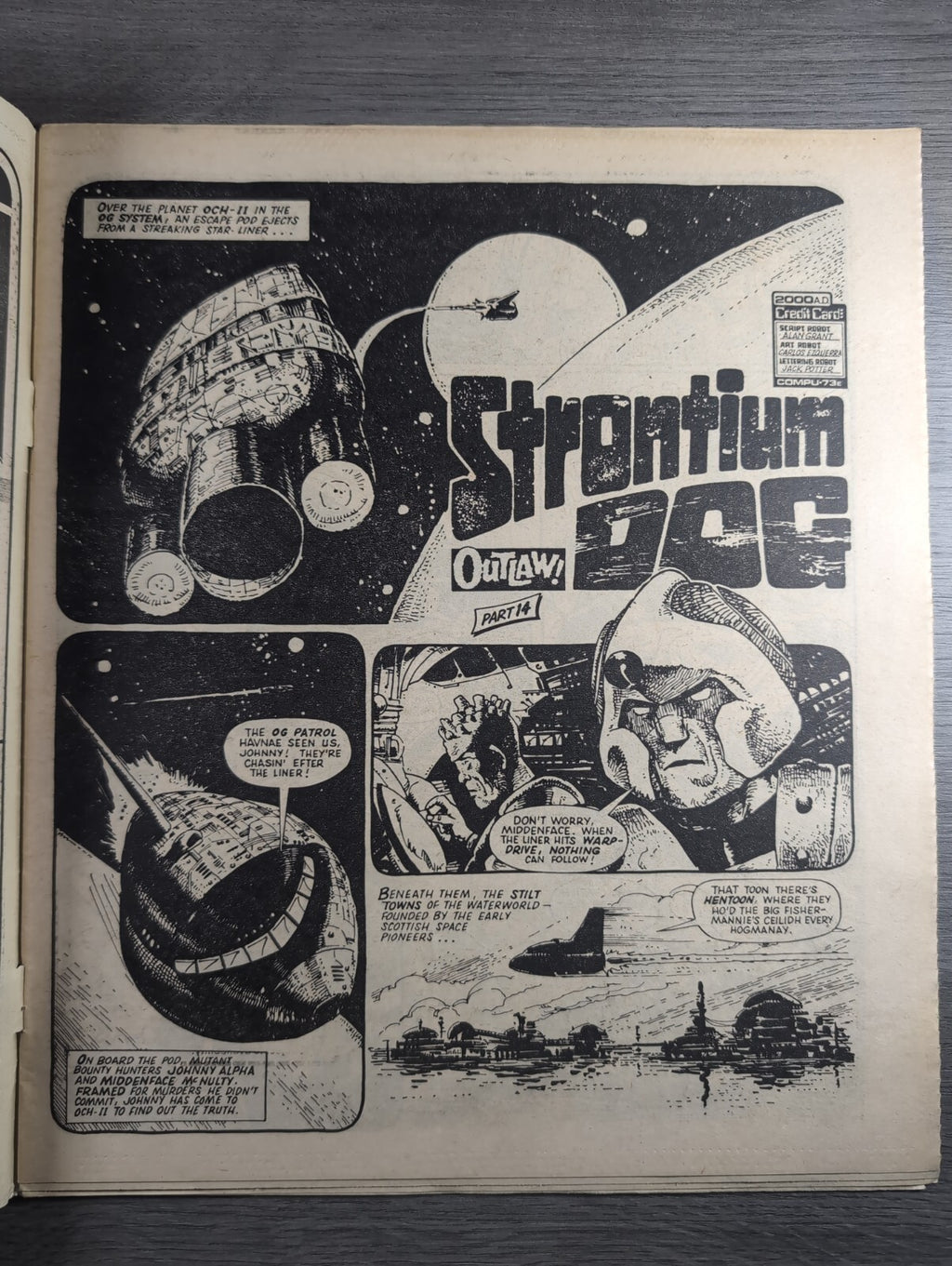 2000AD Prog 376 Featuring Judge Dredd Comic 7th July 1984 Vintage Retro Comic