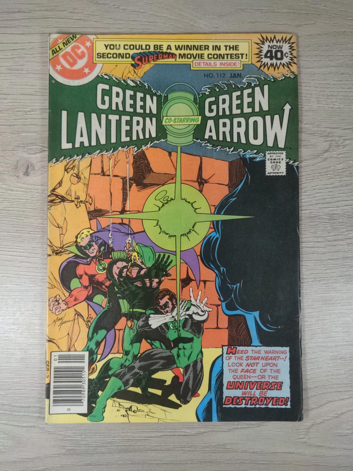 DC Comics Green Lantern #112 January 1979 Co-Staring Green Arrow - Retrorama UK