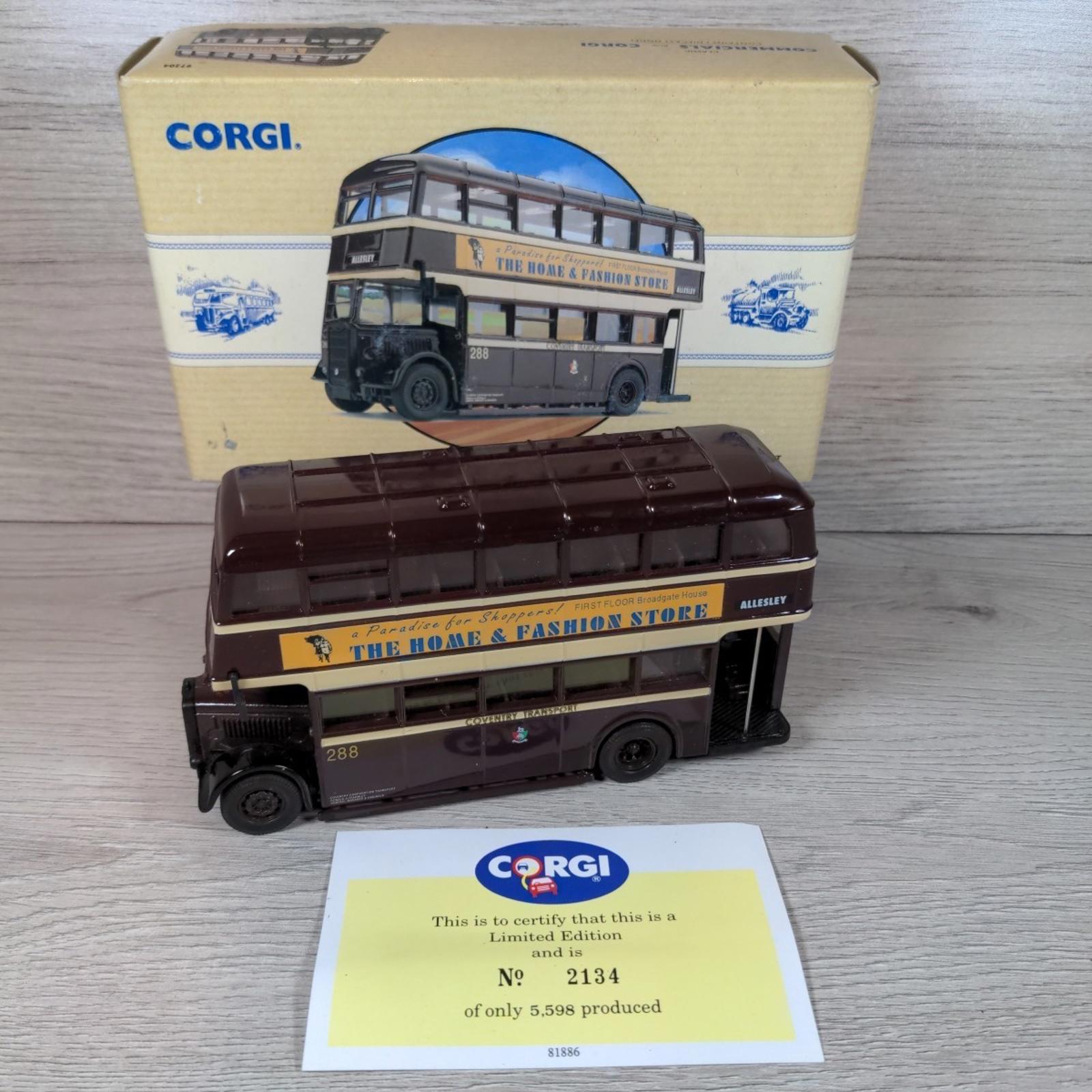 Corgi Classic Commercials Coventry Transport Guy Arab Bus 97204 Die-Cast Model