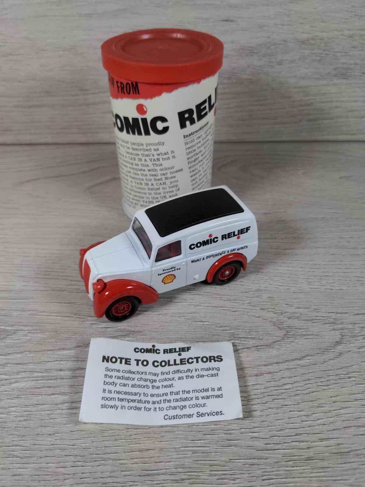 Lledo Comic Relief Van In A Can Vintage Diecast Model Morris Van - Retrorama UK
