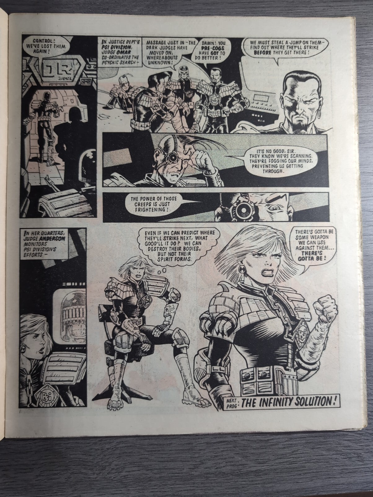 2000AD Prog 421 Featuring Judge Dread Comic 8th June 1985 Vintage Retro Comic