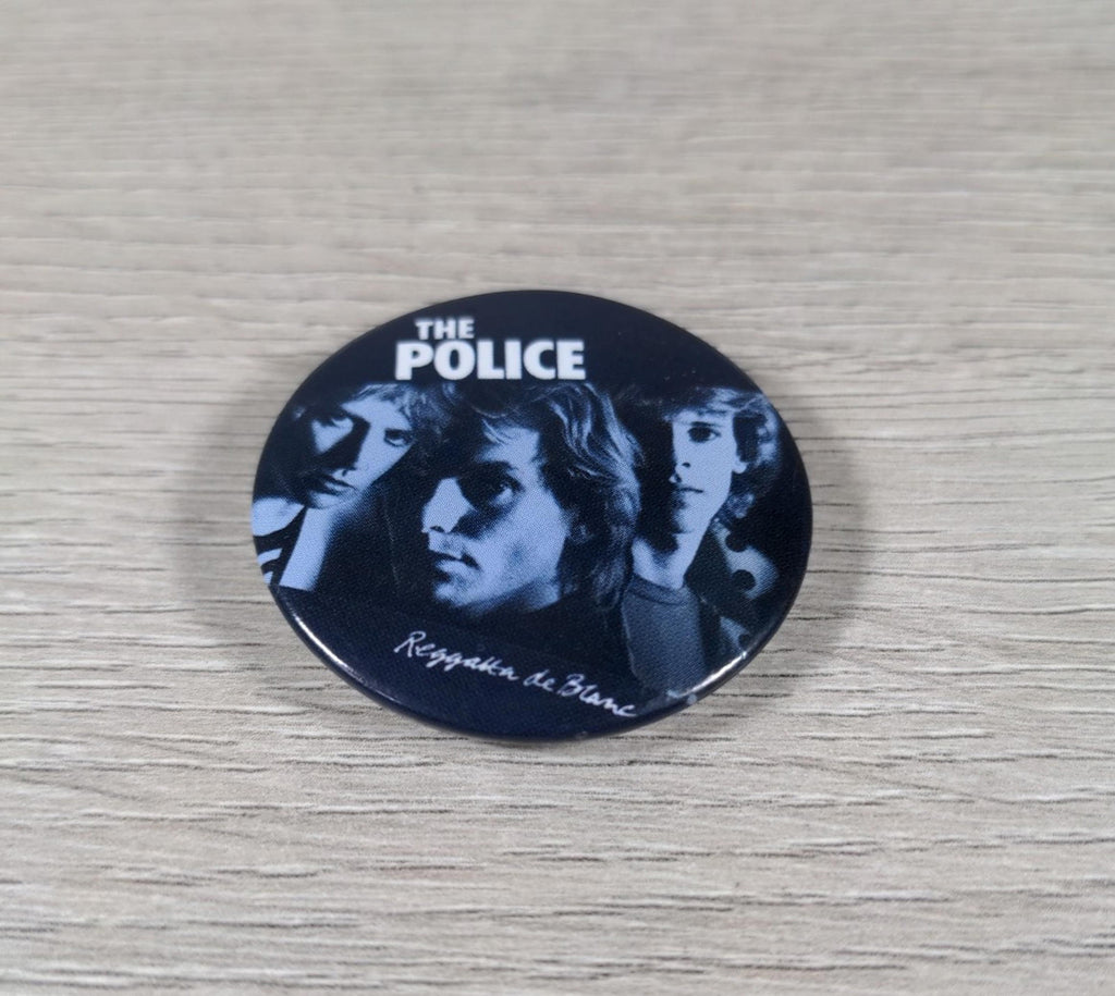 The Police Sting Pop Group Band - Vintage Pin Badge - Retrorama UK