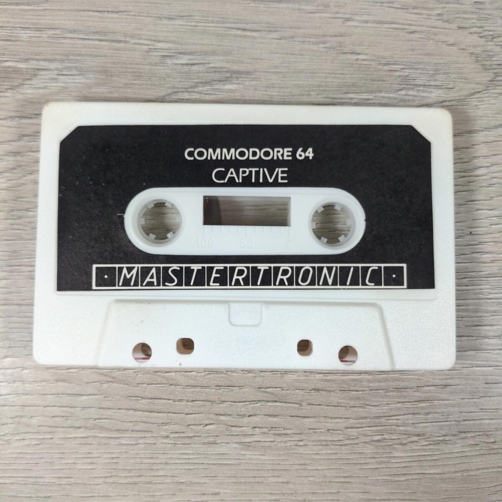 The Captive Commodore 64 C64 Video Game Cassette Tested & Working