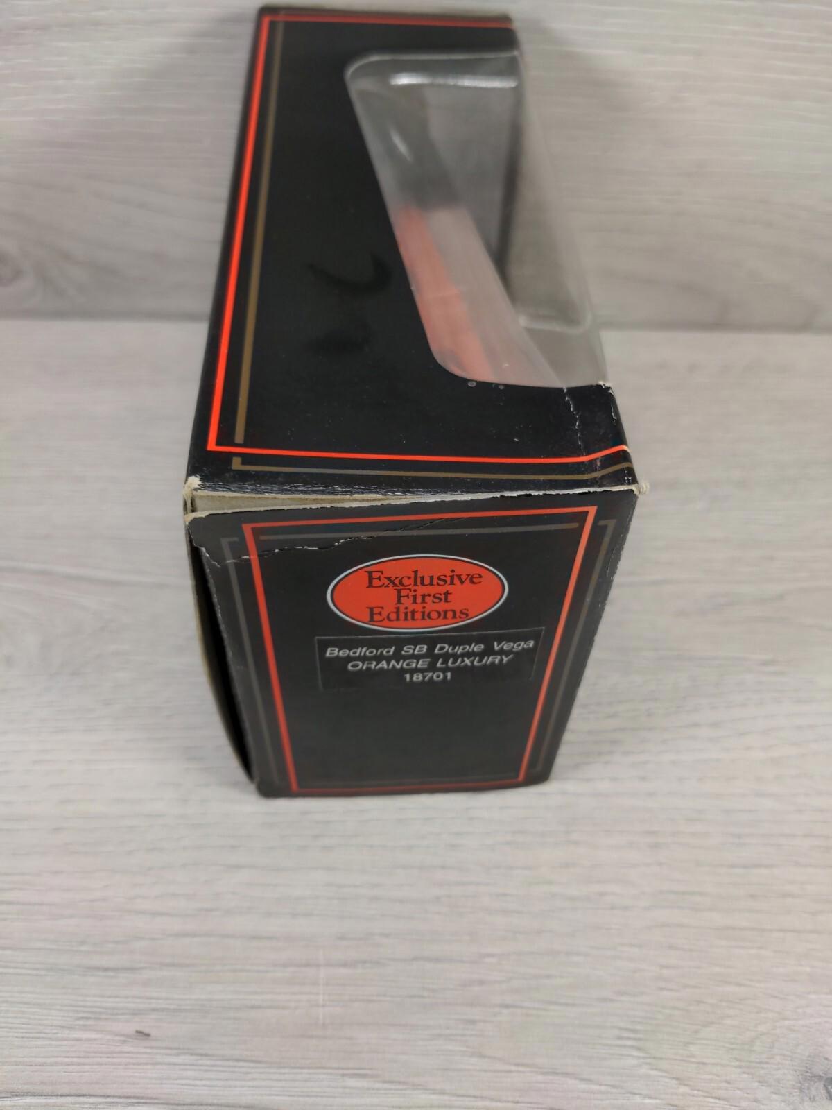 Exclusive First Editions Bedford SB Duple Vega Orange Luxury Coach 1:76 Scale - Retrorama UK
