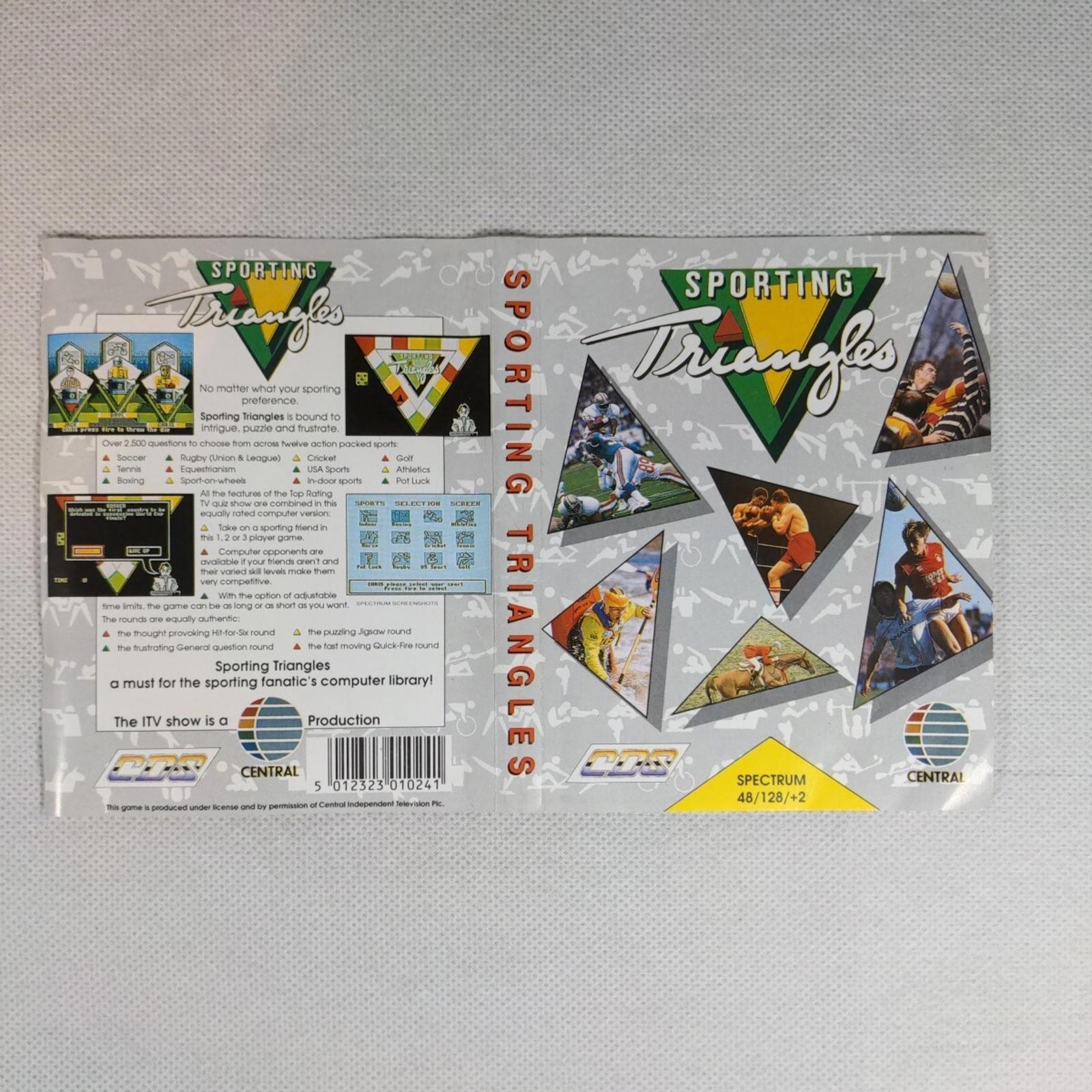 Sporting Triangles ZX Spectrum 48K 128K Game Cassette Tested & Working