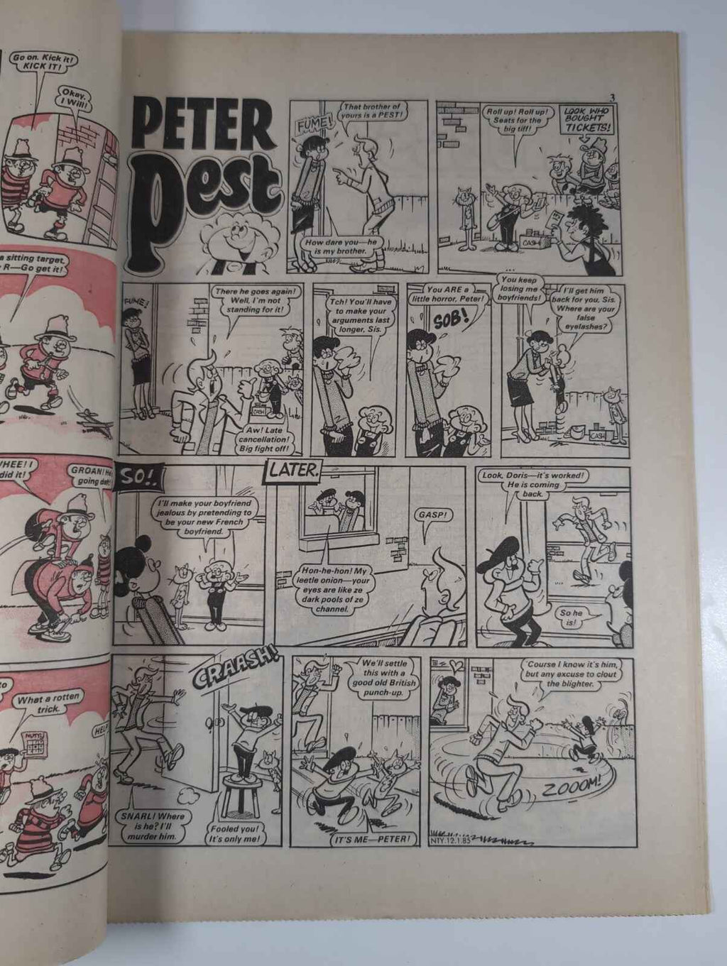 Nutty Comic Featuring Bananaman Issue No. 257 Jan 12th 1985 Vintage Retro Comic