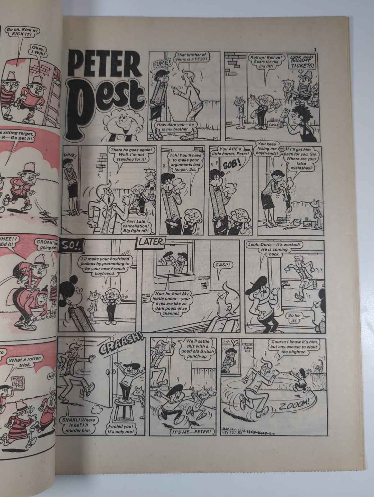 Nutty Comic Featuring Bananaman Issue No. 257 Jan 12th 1985 Vintage Retro Comic