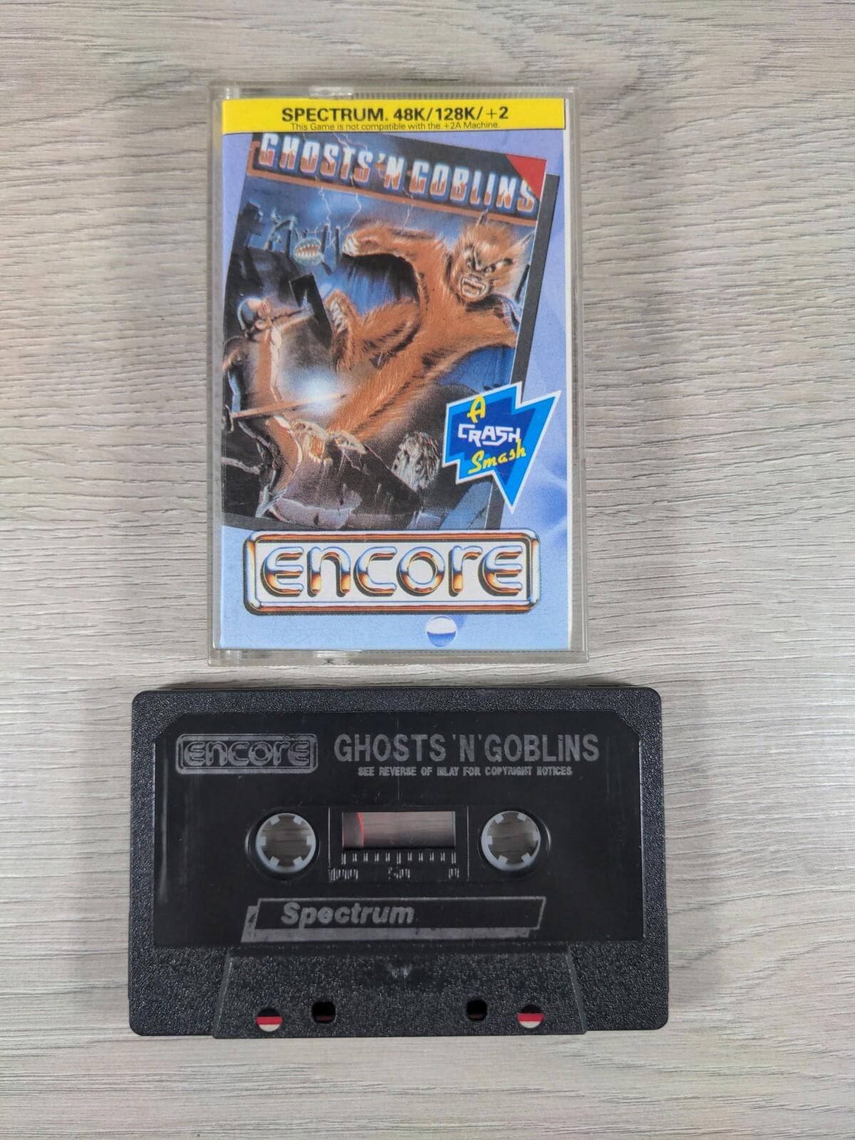 Ghosts N Goblins ZX Spectrum 48K 128K Game Cassette Tested & Working