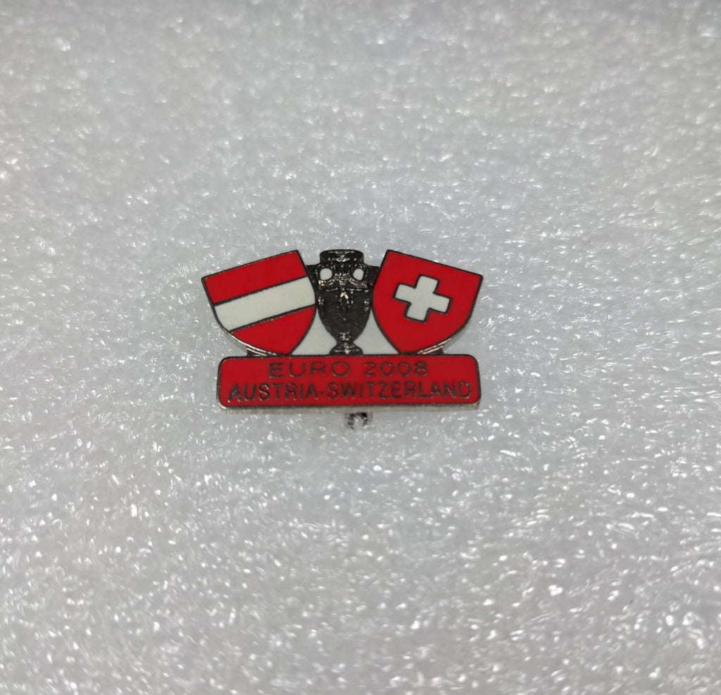 Austria v Switzerland Euro 2008 Football Match Pin Badge - Retrorama UK