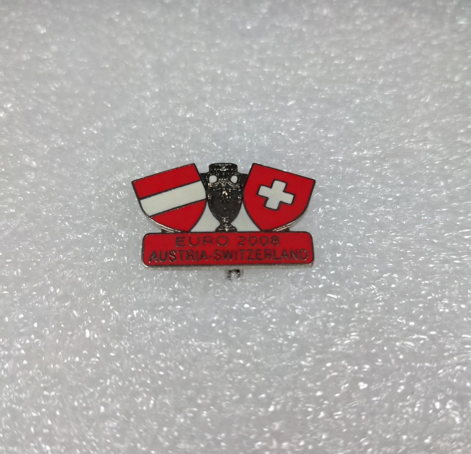 Austria v Switzerland Euro 2008 Football Match Pin Badge - Retrorama UK
