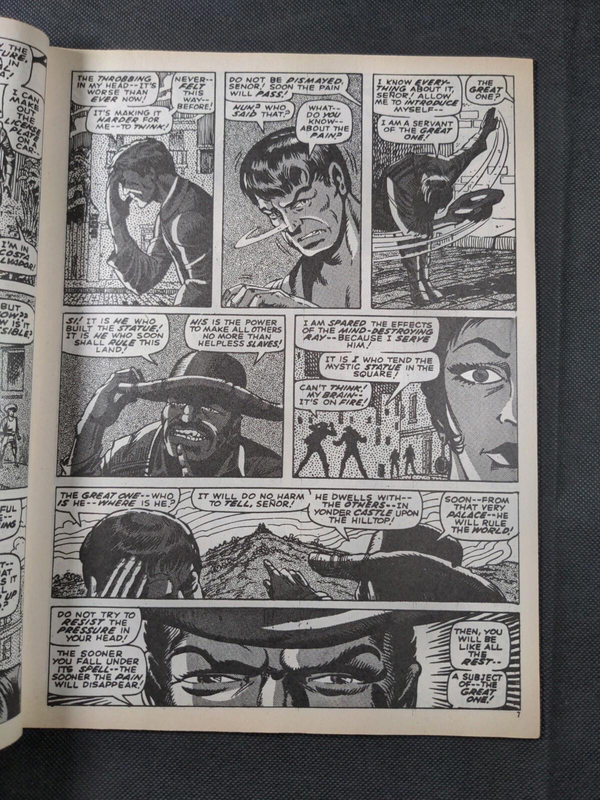 Mighty World of Marvel Issue No 73 February 1974 Vintage Marvel UK Comic