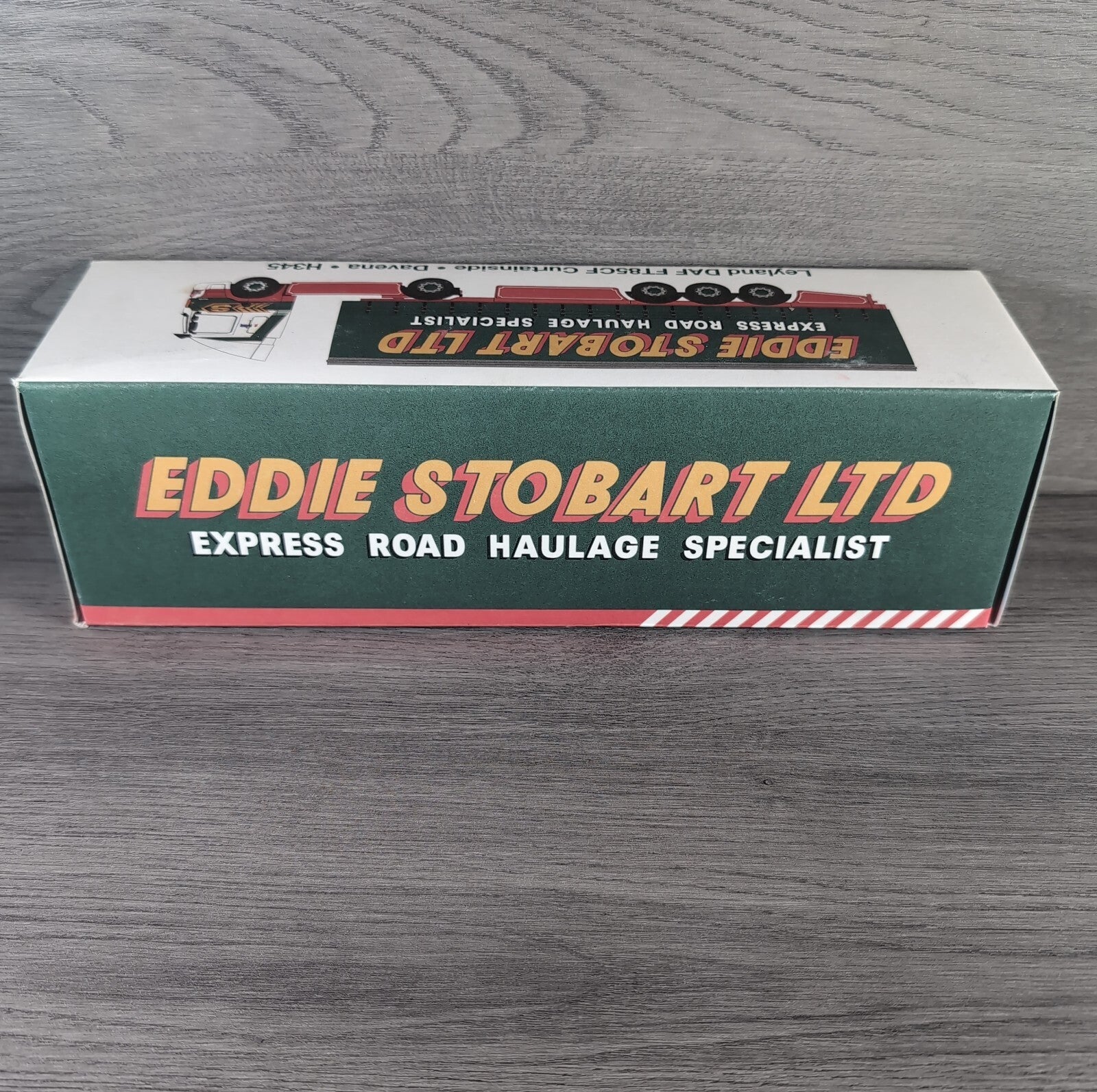 Atlas Editions Eddie Stobart Leyland DAF FT85CF Curtainside Davena H345 1:76