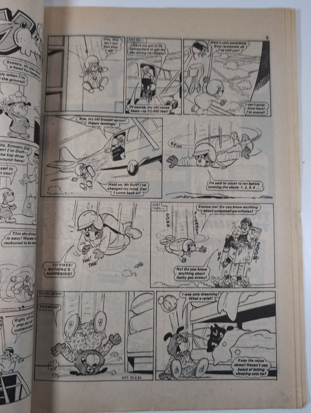 Nutty Comic Featuring Bananaman Issue No. 229 June 20th 1984 Vintage Retro Comic