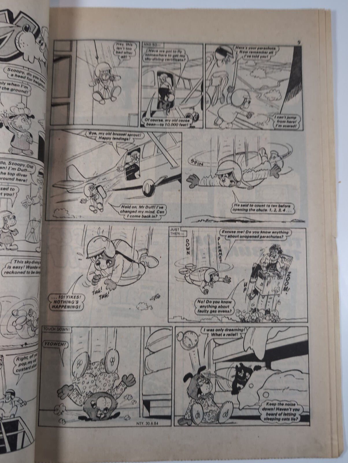 Nutty Comic Featuring Bananaman Issue No. 229 June 20th 1984 Vintage Retro Comic