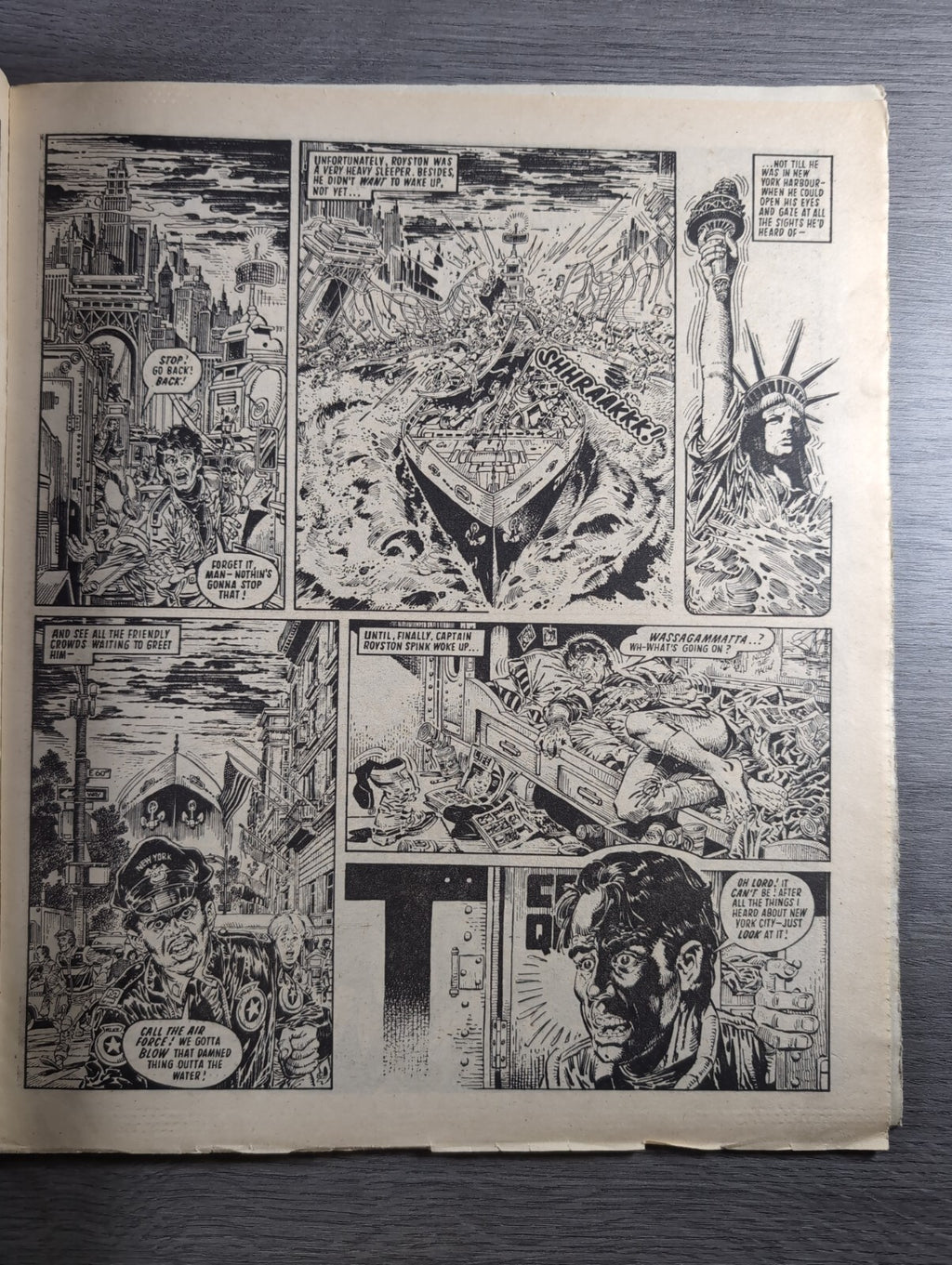 2000AD Prog 372 Featuring Judge Dredd Comic 9th June 1984 Vintage Retro Comic