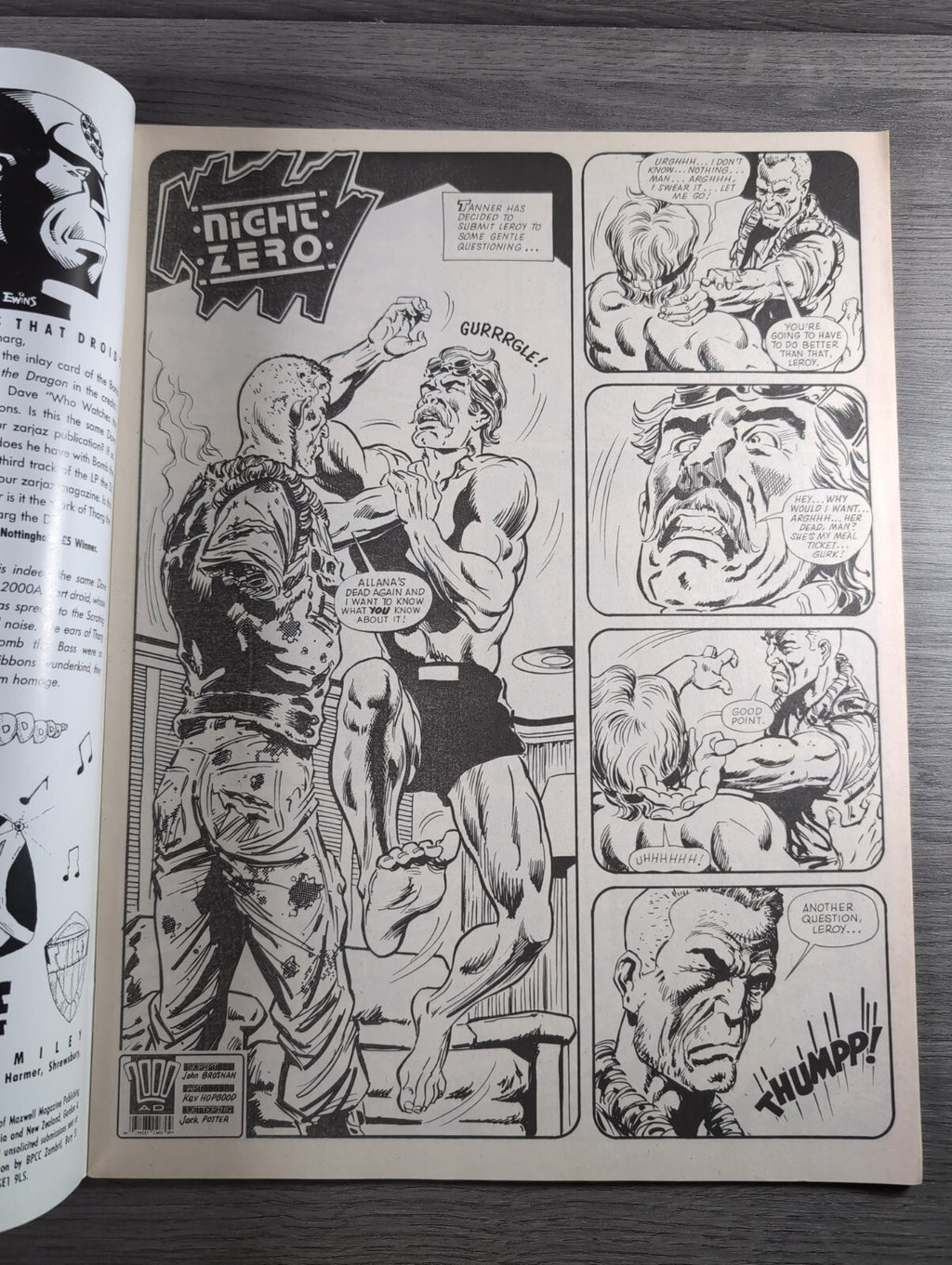 2000AD Prog 613 Featuring Judge Dread Comic 11th Feb 1989 Vintage Retro Comic